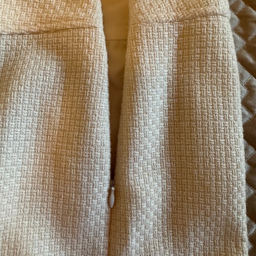 Banana Republic Vintage Cream Tweed Mini Skirt - Picture 4 of 8